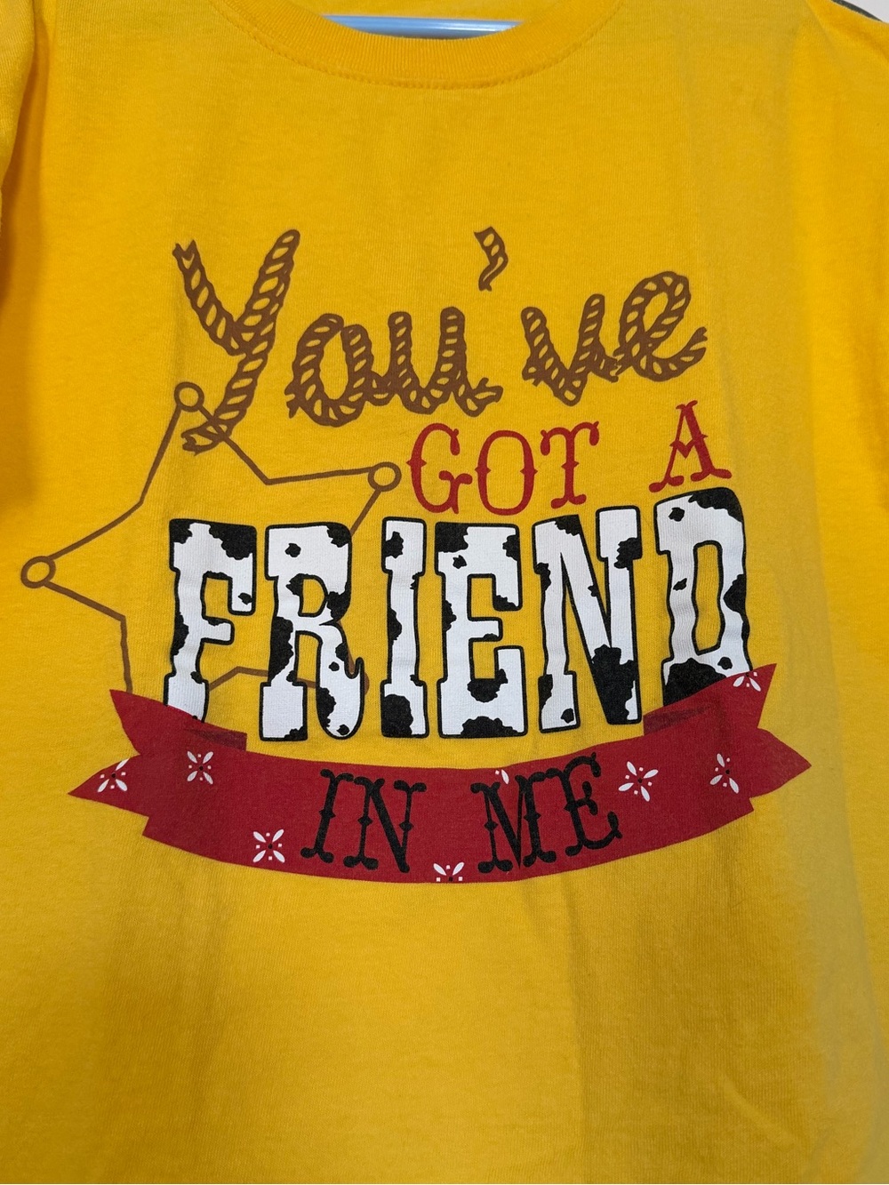 Kids unisex tshirt size M Disney You’ve got a friend in me Woody shirt - Picture 2 of 8